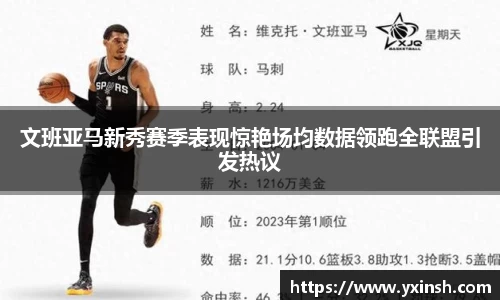 文班亚马新秀赛季表现惊艳场均数据领跑全联盟引发热议